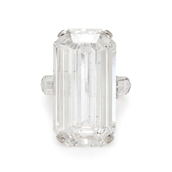 Freeman’s auctions Sandra Schultz Newman’s diamond ring and signed jewels