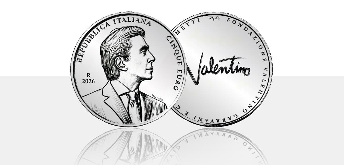 Italy to issue Valentino Garavani commemorative coin in 2026
