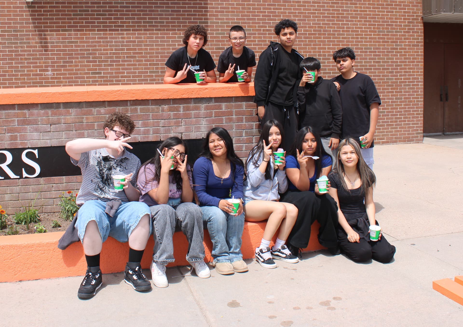 Sterling Middle School celebrates attendance win with Kona Ice treat