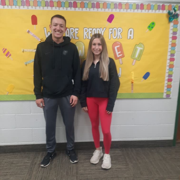 Fleming Library Association awards scholarships to two graduating seniors