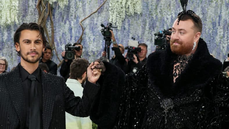 Sam Smith and Christian Cowan spark engagement rumors at the Met Gala