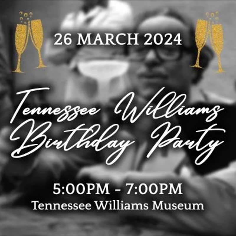 Tennessee Williams Museum Celebrates Playwright's 115th Birthday With Free Public Events