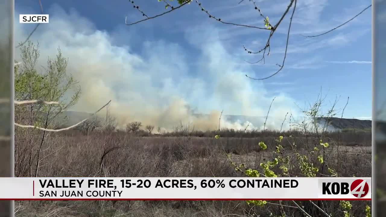 Brush Fire Near Kirtland Prompts Evacuations, Draws Interagency Response