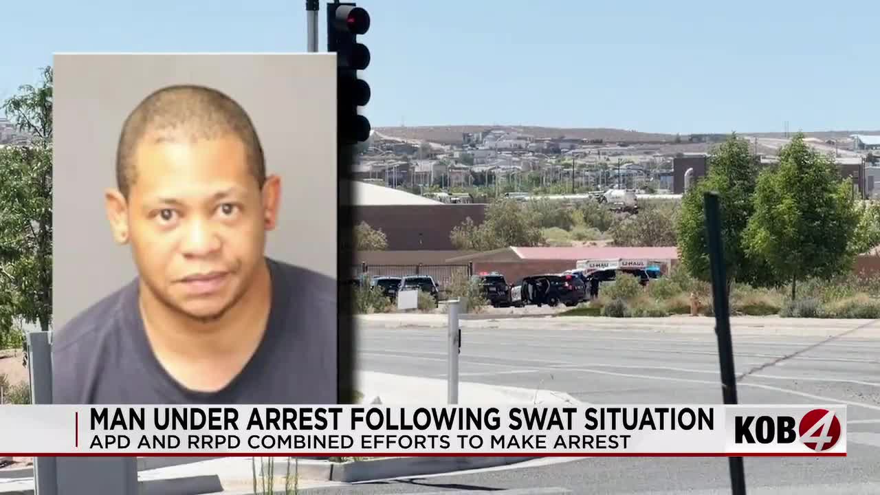 SWAT standoff ends with arrest at Cabezon Storage facility