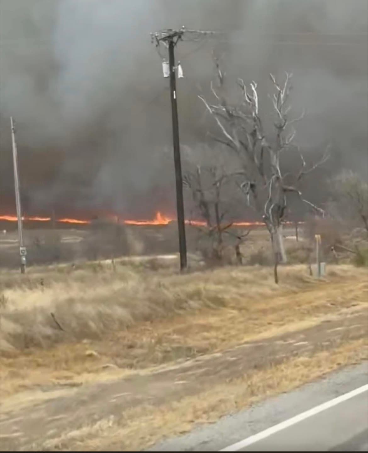 Wildfires, Strong Winds Push Smoke and Evacuations Across Oklahoma, Texas Panhandle