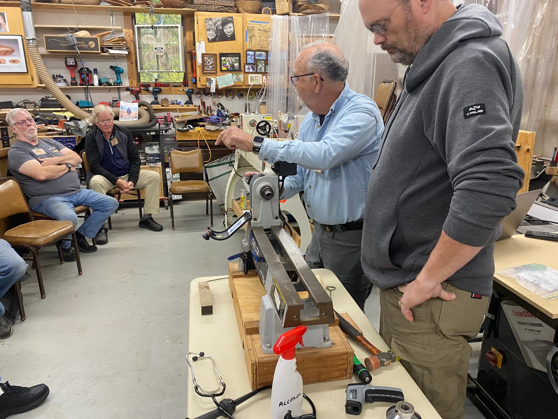Lake Superior Woodturners maps mentoring, open turning, and board elections