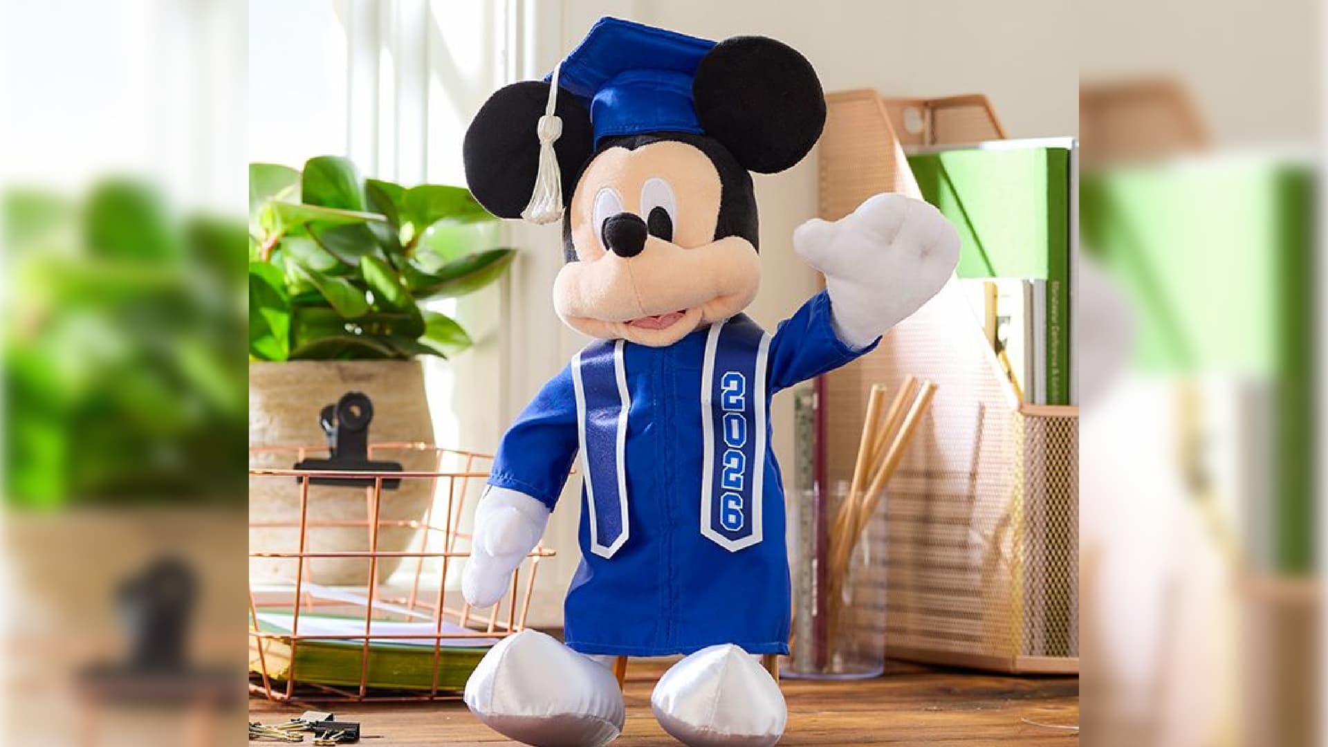 Disney Store's Mickey Mouse Class of 2026 Graduation Plush Makes a Charming Keepsake Gift