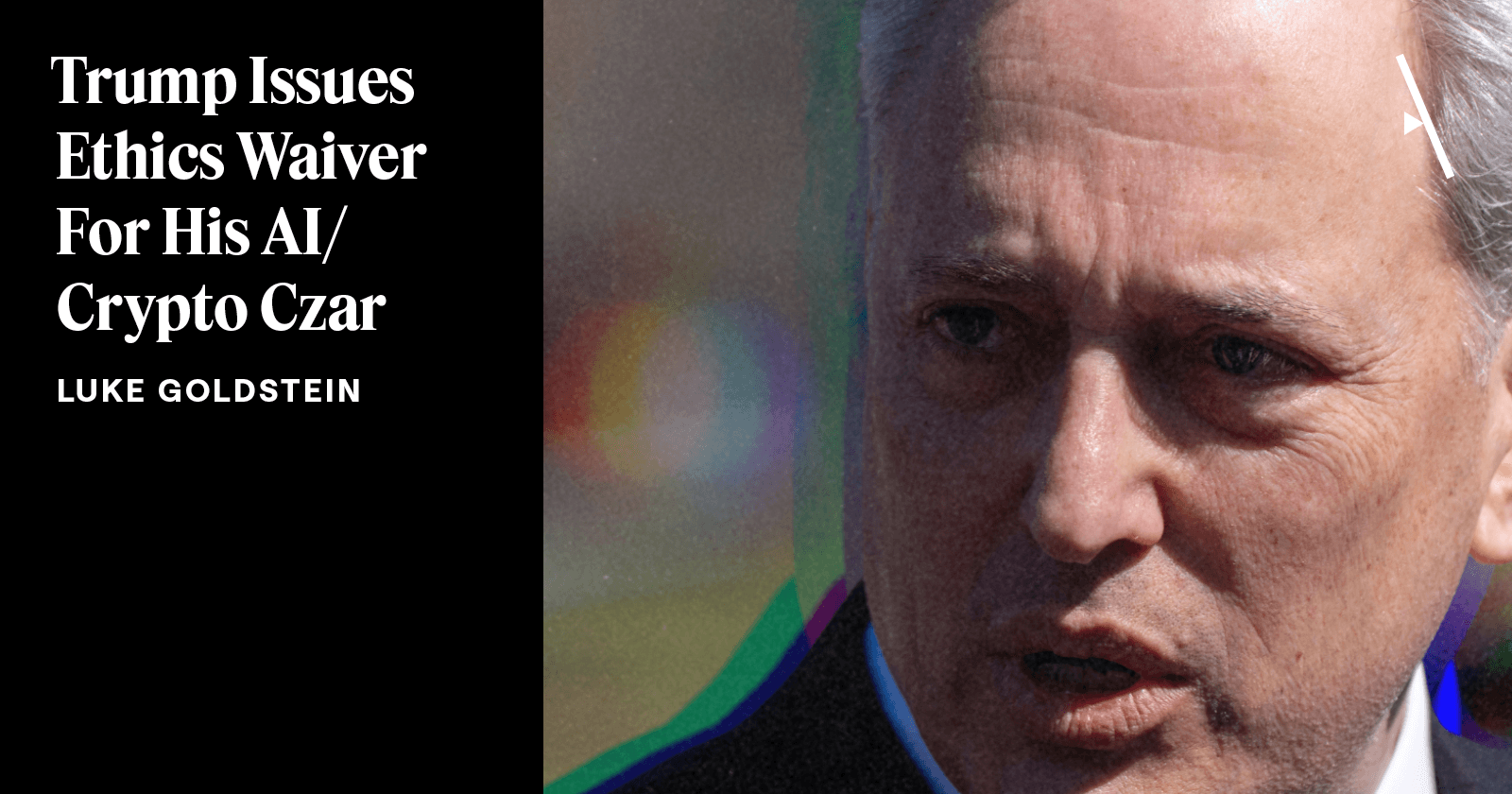 Trump AI Czar David Sacks Faces Conflict of Interest Questions Over Tech Investments