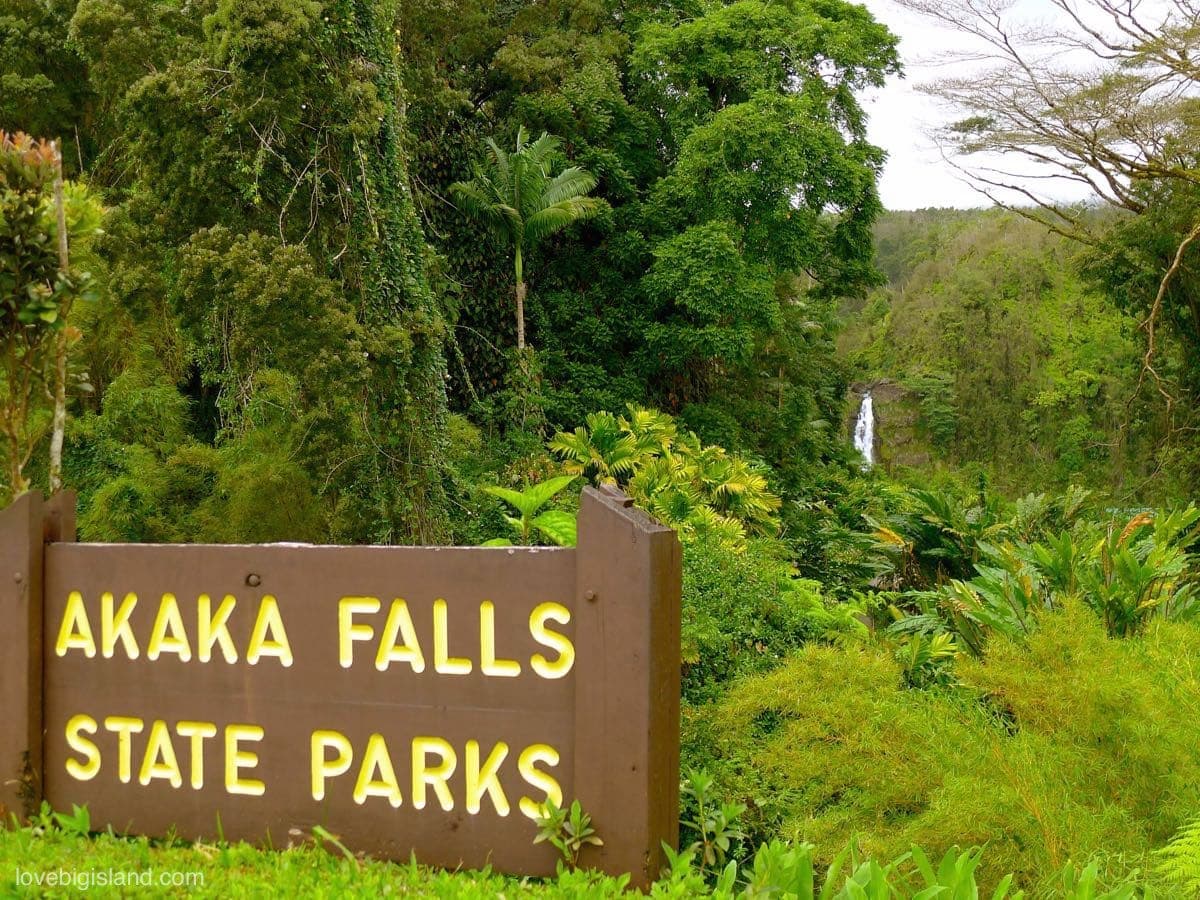 Short Paved 0.4-Mile Loop Leads to 442-Foot ʻAkaka Falls