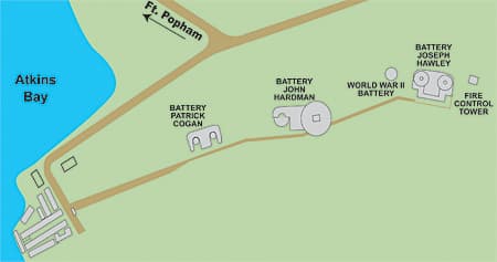 Fort Popham and Fort Baldwin preserve coastal defense history and access