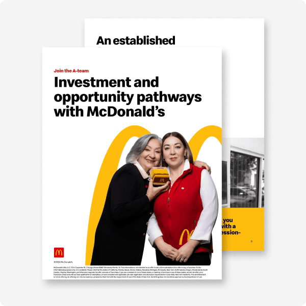 McDonald’s guide maps a path from crew member to franchisee