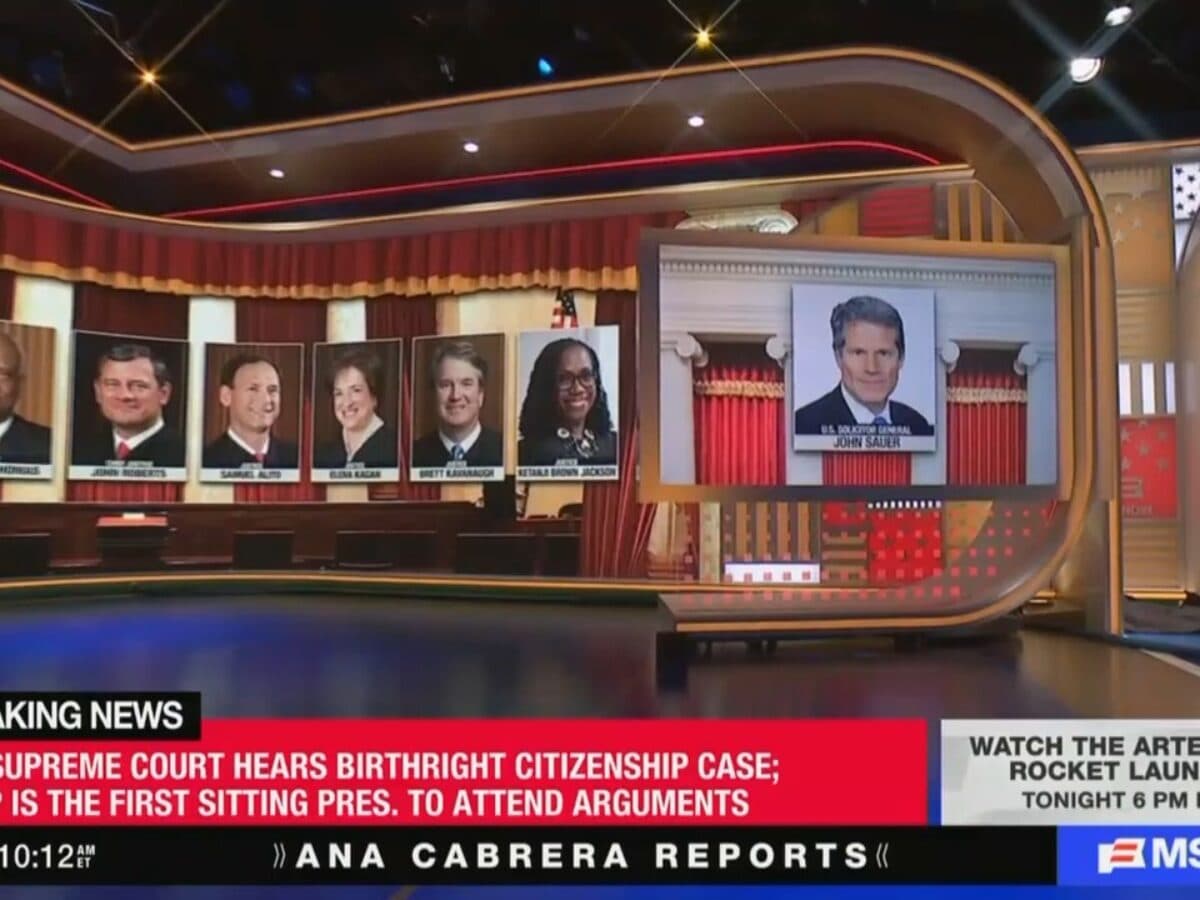 Supreme Court Hears Arguments on Trump's Birthright Citizenship Executive Order