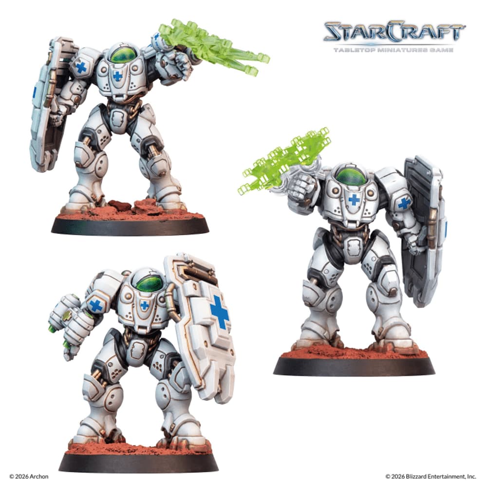 StarCraft Terran Medics bring white-armour nostalgia to the tabletop