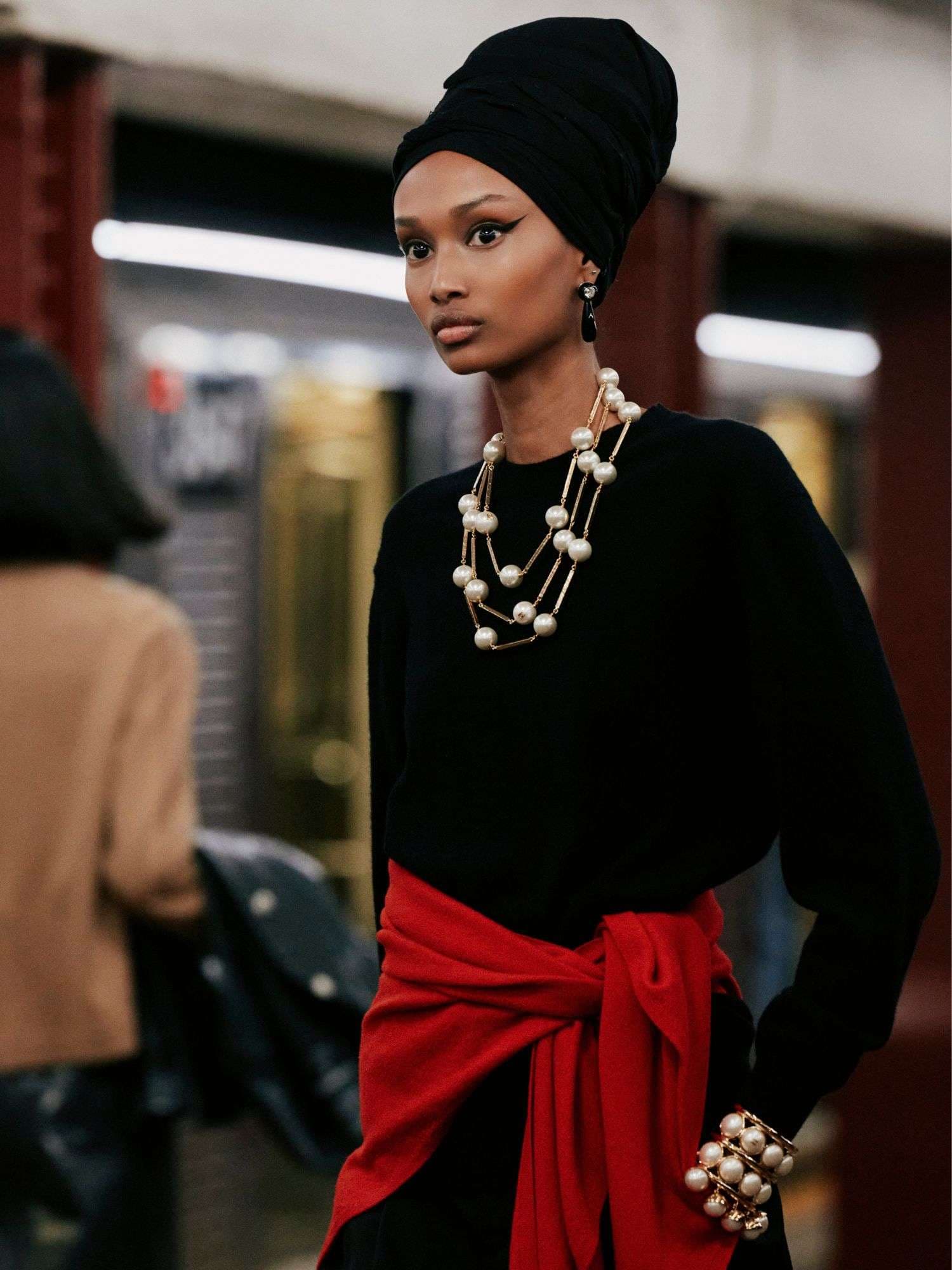 Pearls return for June, styled beyond the classic strand