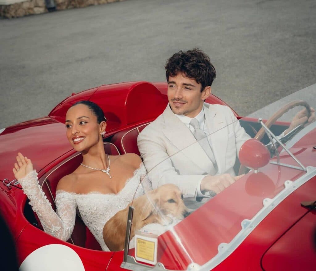 Charles Leclerc, Alexandra Saint Mleux Share Monaco Town Hall Wedding Photos
