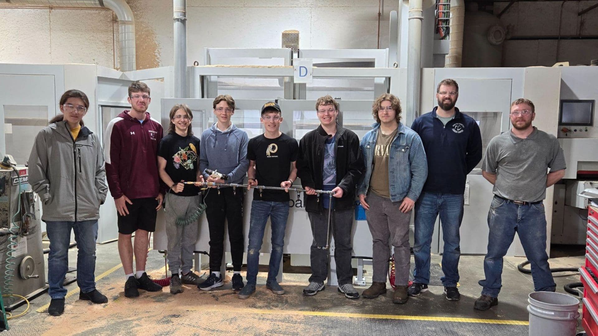 Local Students Win State Award for CNC Air System Innovation