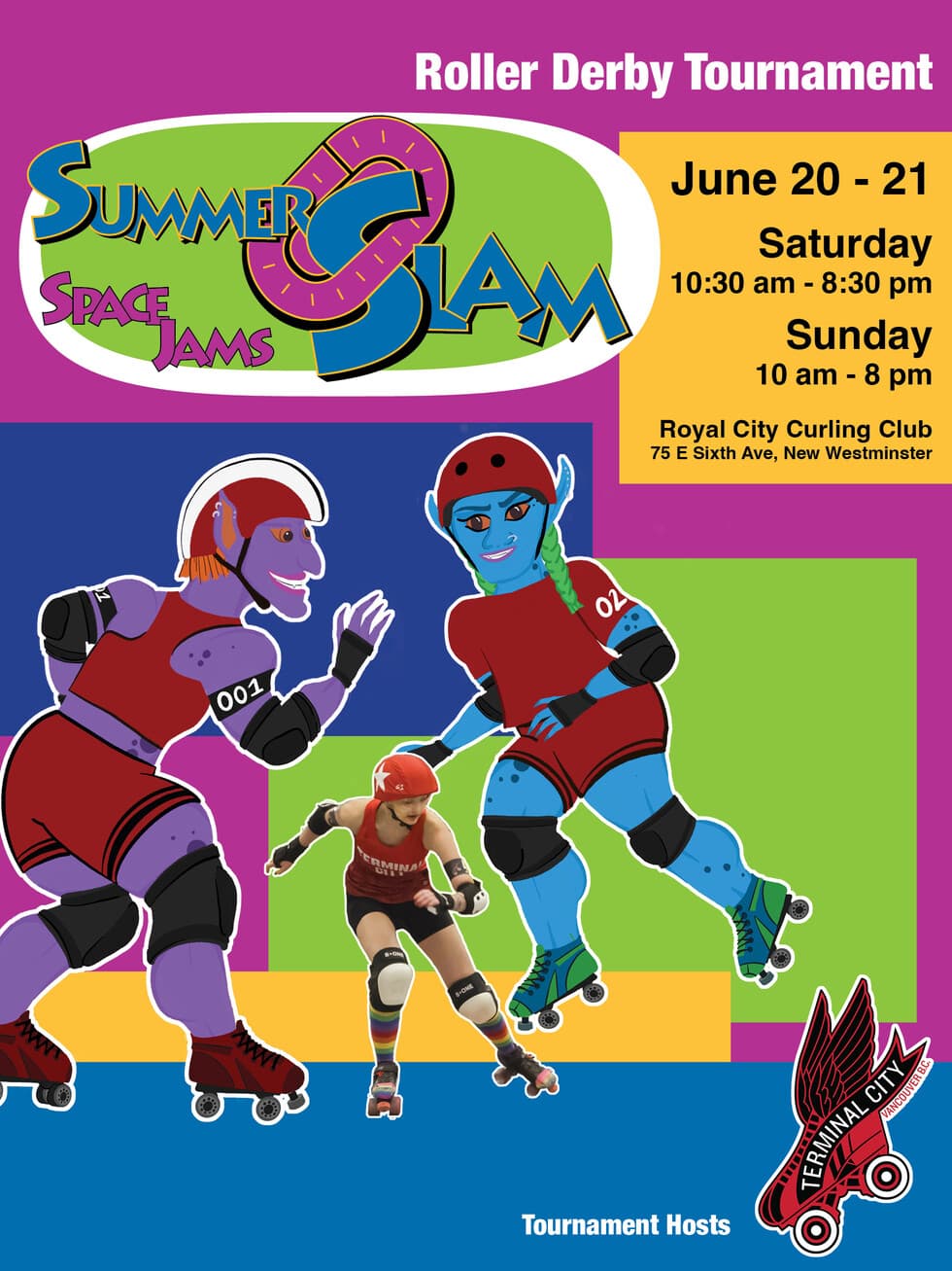 High Altitude, Terminal City dominate roller derby Summer Slam blowouts