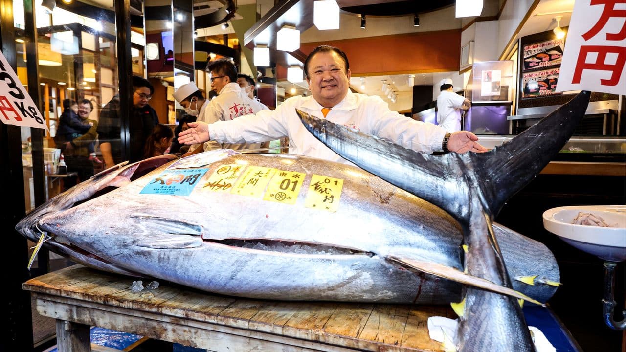 Kiyomura's Sushi Zanmai Buys Record ¥510.3 Million Ōma Bluefin at Toyosu