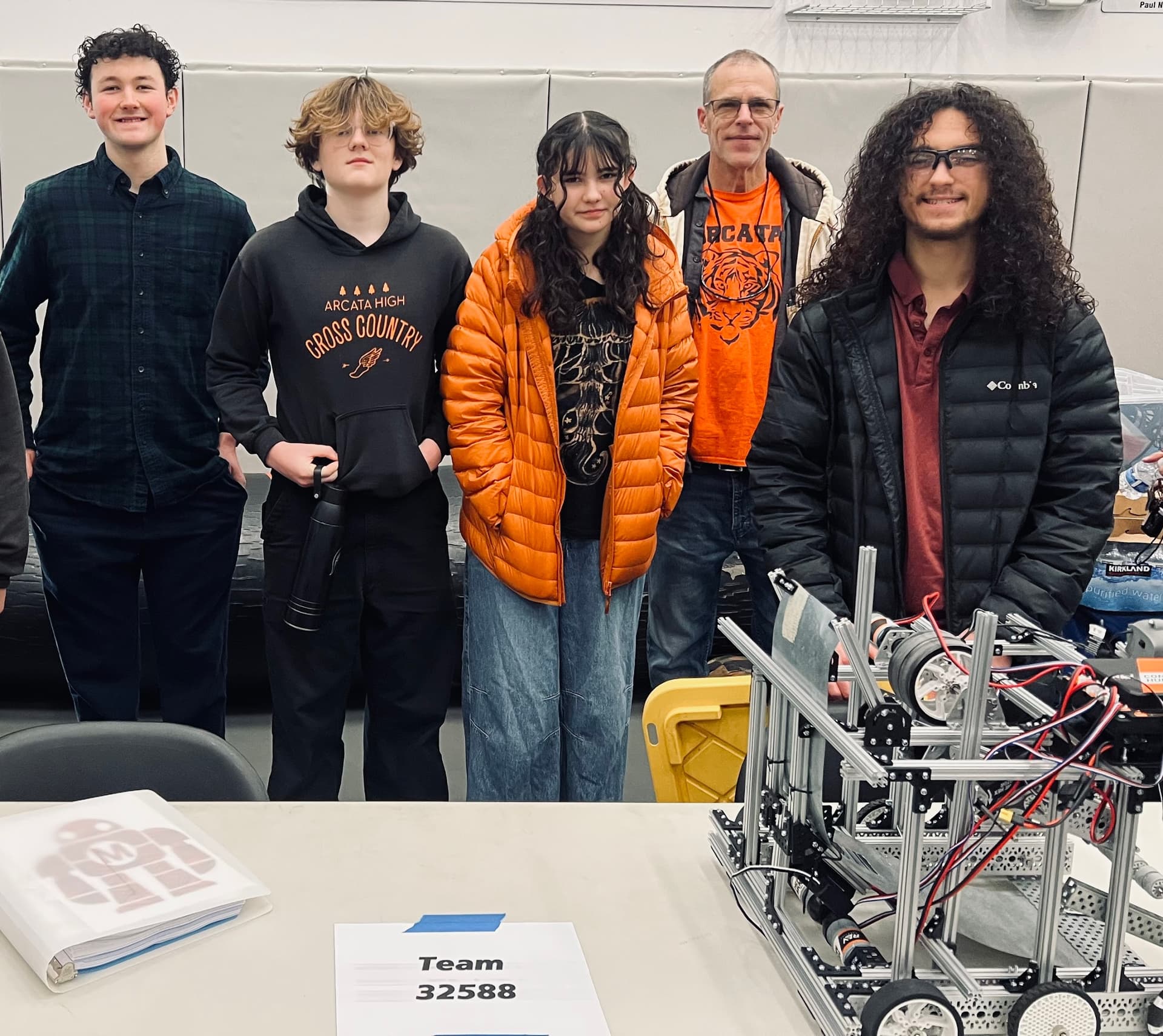 Arcata High's Cyber Tigers Compete in Roseville FIRST Tech Challenge