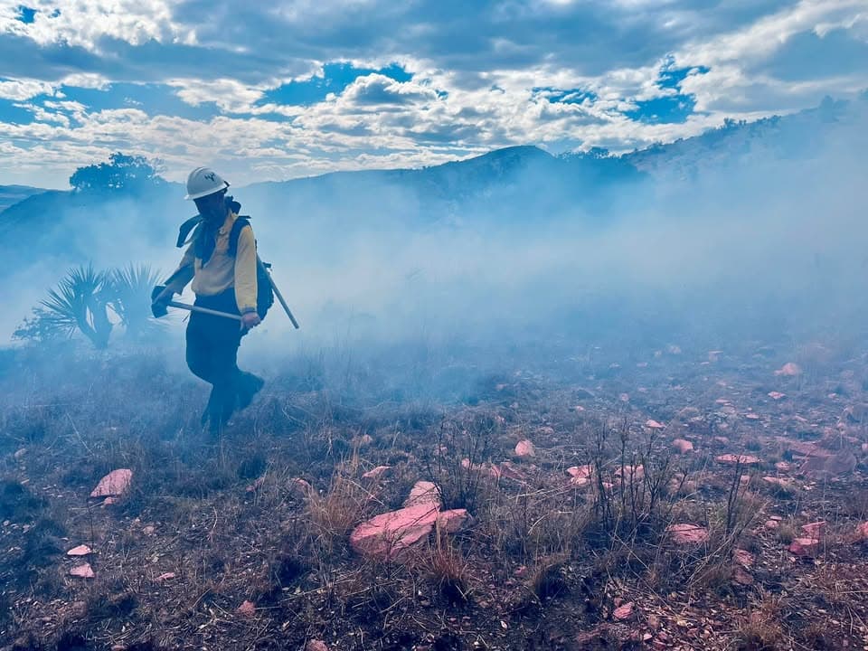 Wildfire near U.S.-Mexico border closes trails at Coronado National Memorial