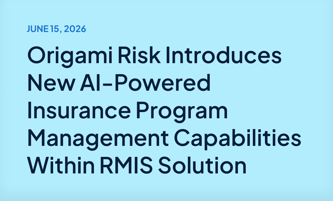 Way Specialty deploys Origami Risk policy and billing platform