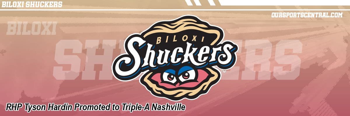 Brewers promote Tyson Hardin to Triple-A Nashville