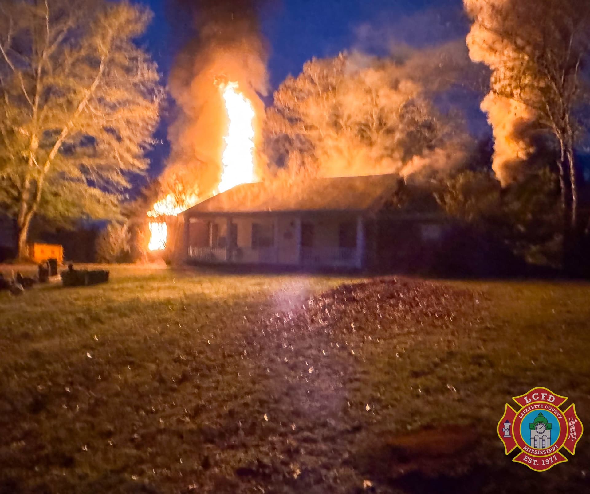 Lafayette County Fire Department Responds to Six Icy Home Fires, Five Chimney-Related