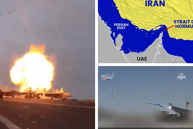 Hezbollah demands Israeli withdrawal as Iran strikes ship in Hormuz