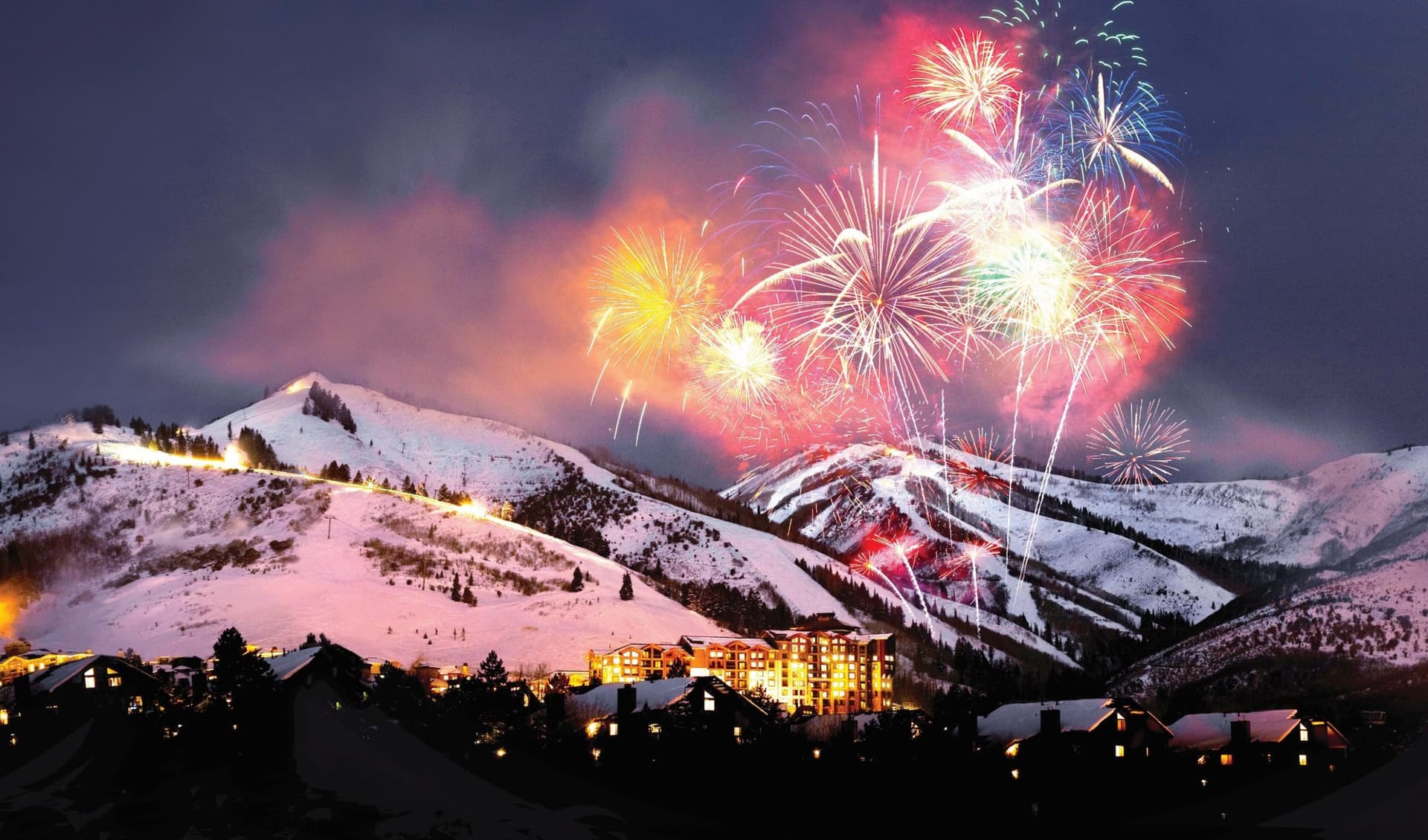 Canyons Village Hosts ULTRA Village Olympic Viewing, Torchlight Procession and Fireworks