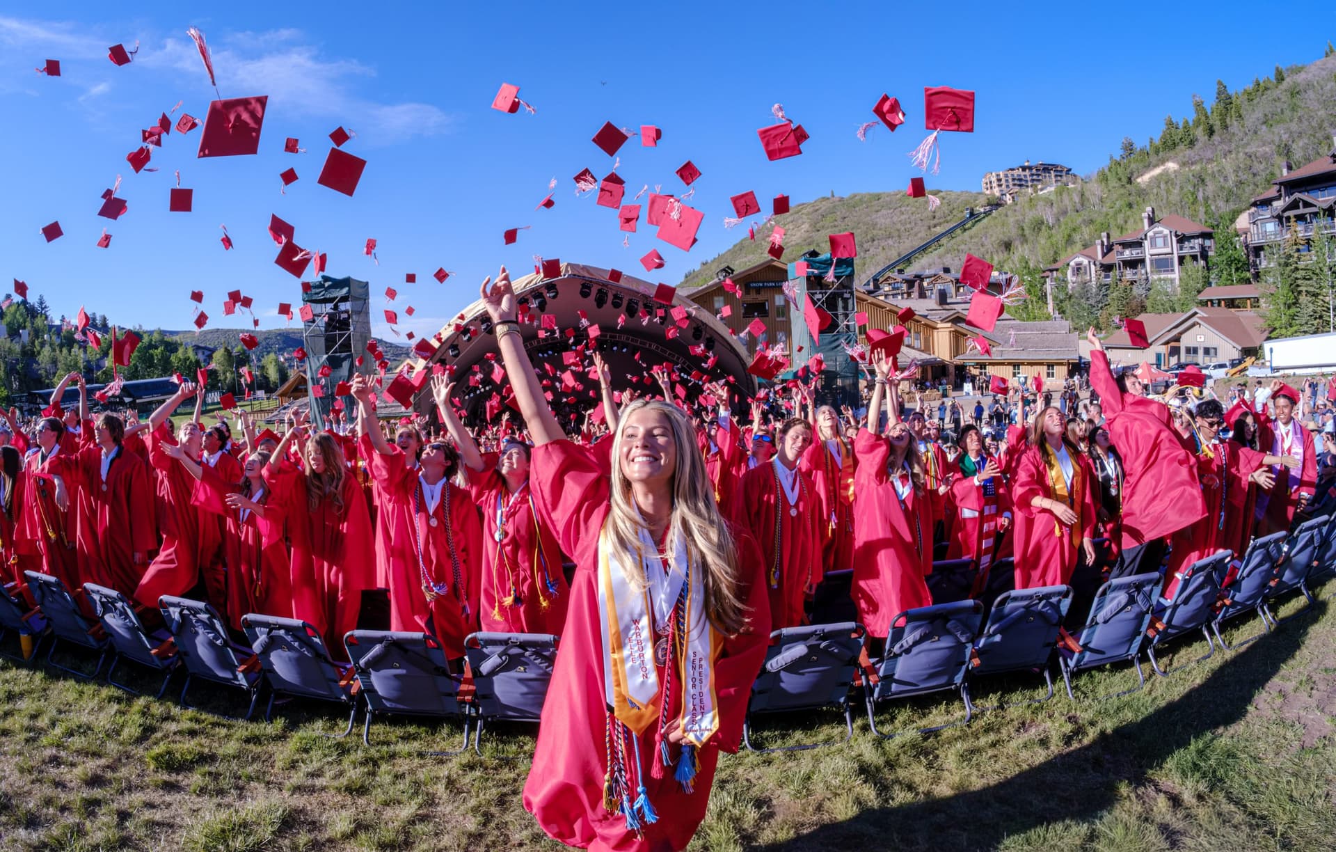 Park City High graduates celebrate at Deer Valley amphitheater