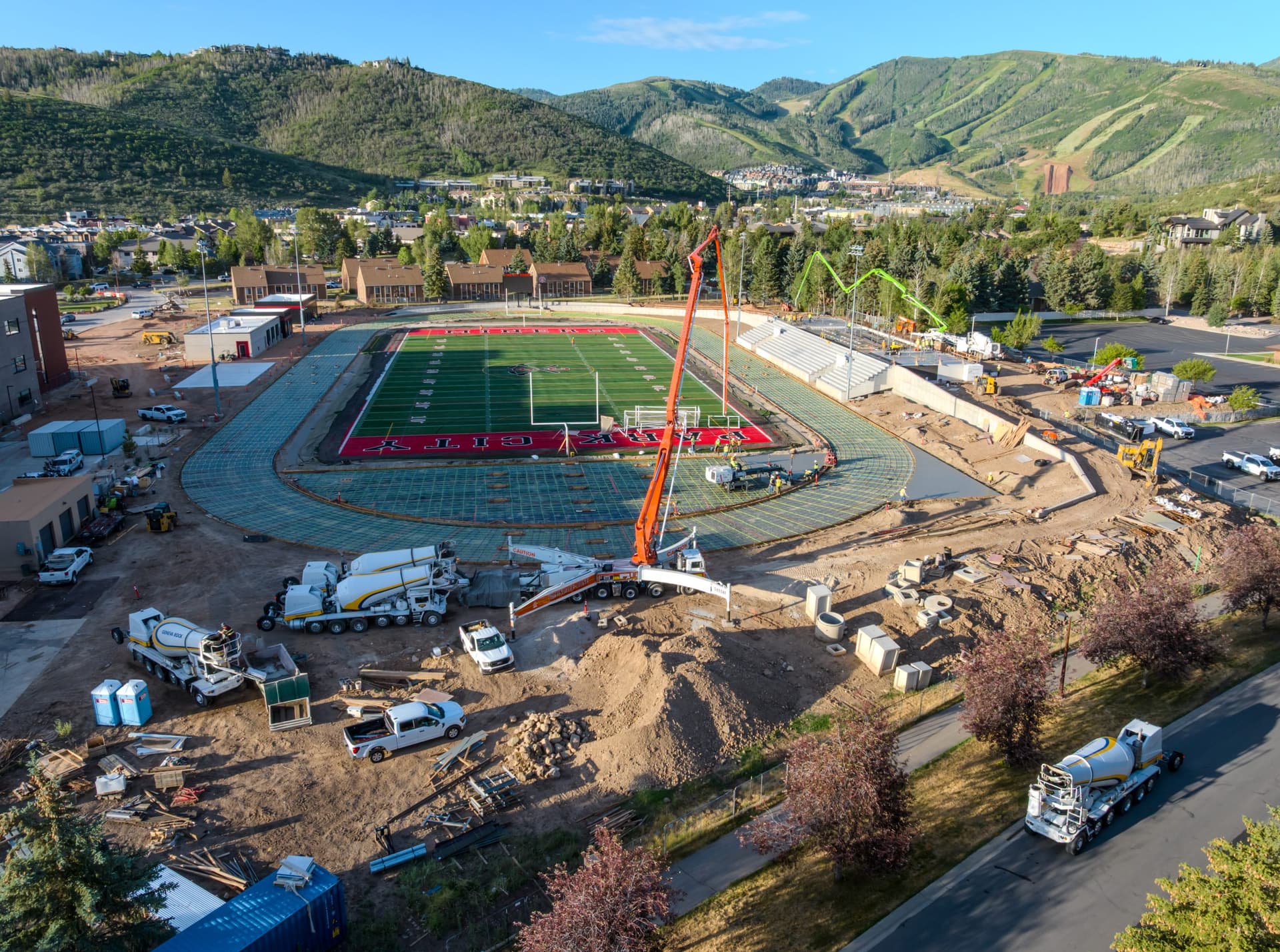 Park City High School athletics complex nears completion with new fields, track