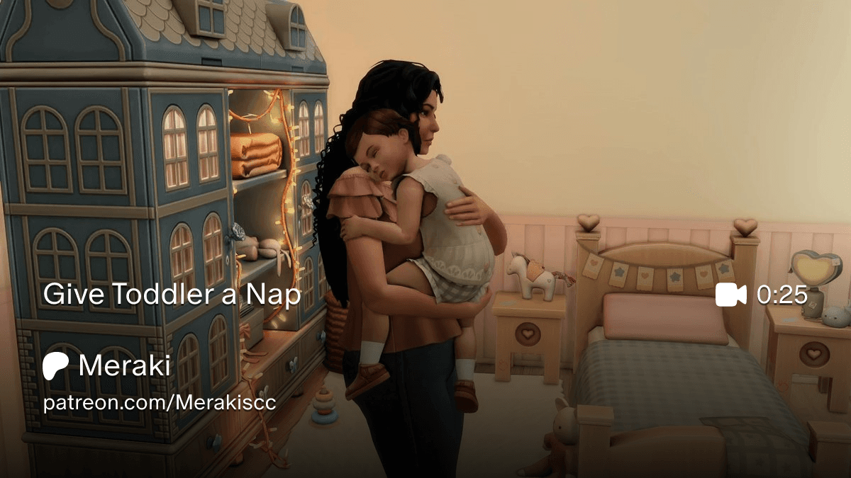 The Sims 4 mod lets caregivers hold toddlers while they nap