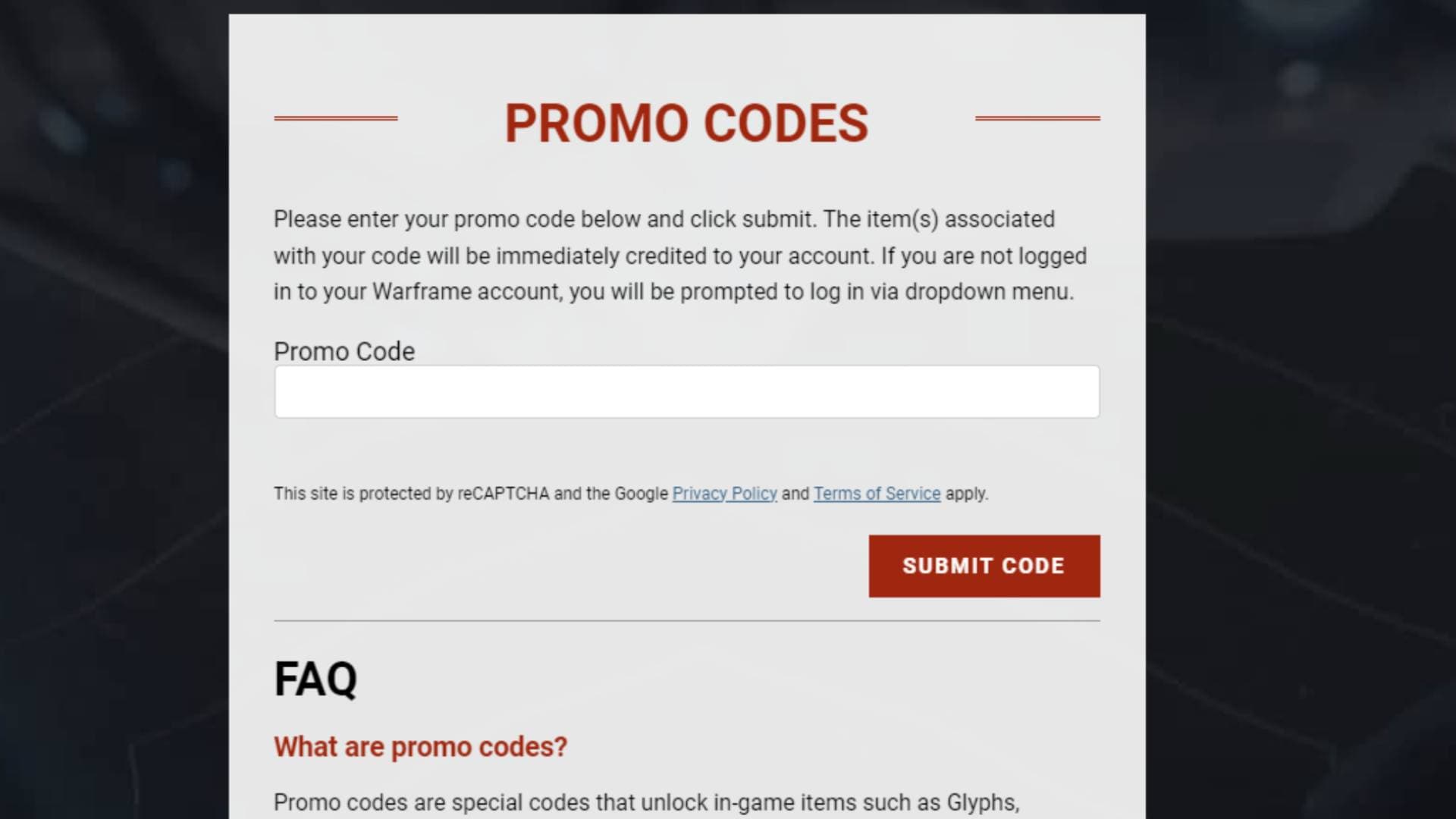 Warframe codes offer free rewards as crossplay game endures on mobile