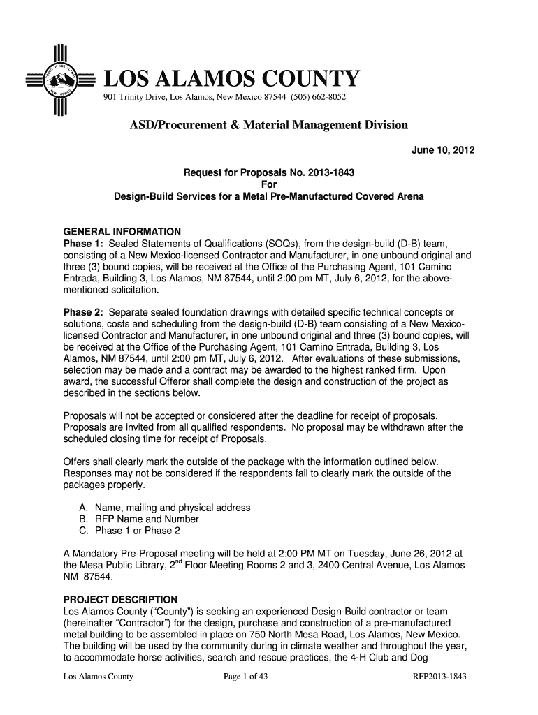 Los Alamos Legal Notices Highlight Procurement Deadlines, Meetings, Council Resolutions