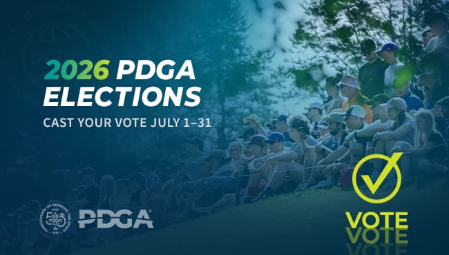 PDGA opens 2026 elections, ballots roll out through July 31