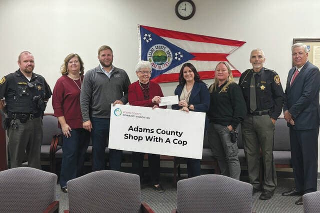 Adams County Foundation Funds Shop With a Cop Holiday Program