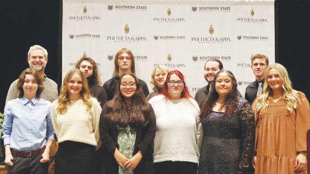 Southern State Students Inducted into Phi Theta Kappa Honor Society