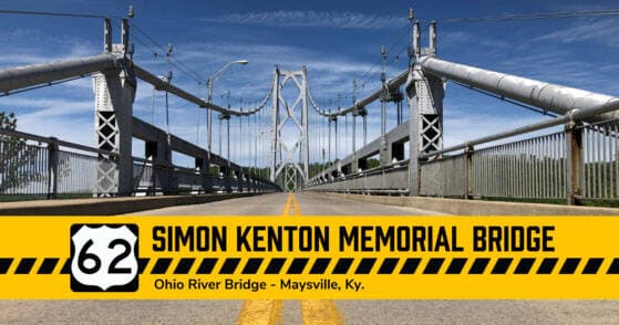 US 62 Simon Kenton Bridge at Maysville closed Feb. 10-13 for surveys