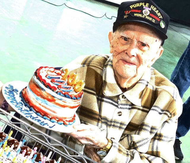 World War II Veteran Maurice Riffle Celebrates 100, Honored at Seaman Luncheon