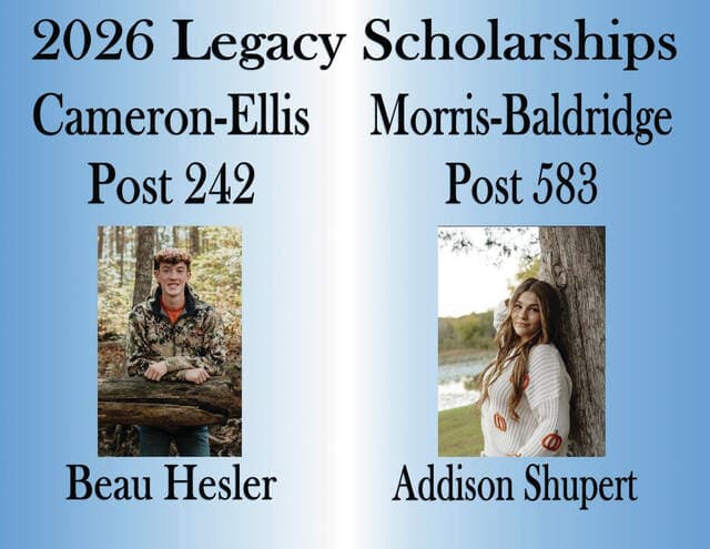 Adams County Legion posts award scholarships to two seniors