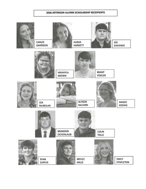 Jefferson Alumni awards 13 scholarships to Adams County seniors
