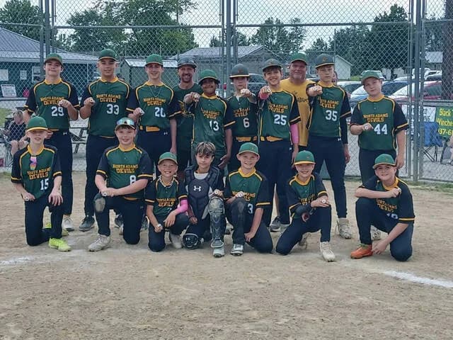 North Adams 14U A baseball team finishes perfect 12-0 season