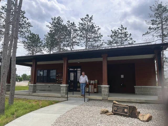 Adams County welcome center nears opening at Adams Lake State Park
