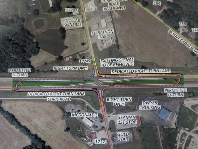 ODOT presents safety plan for Route 32, 247 intersection in Seaman