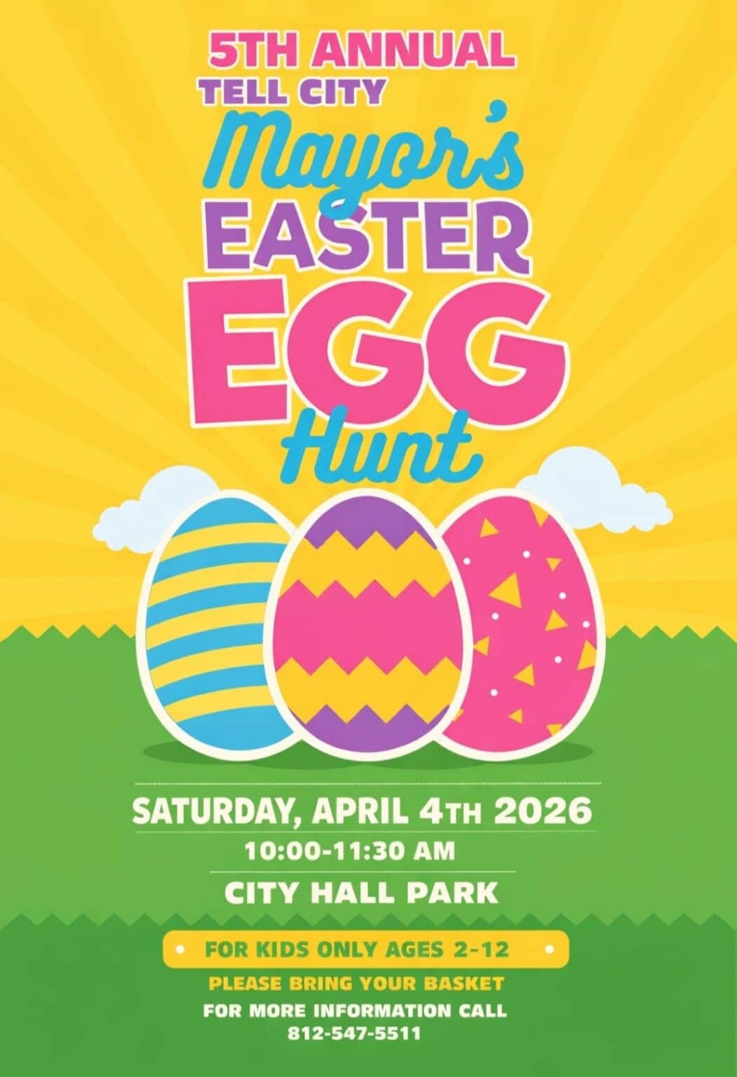 Tell City Mayor's 5th Annual Easter Egg Hunt Returns April 4