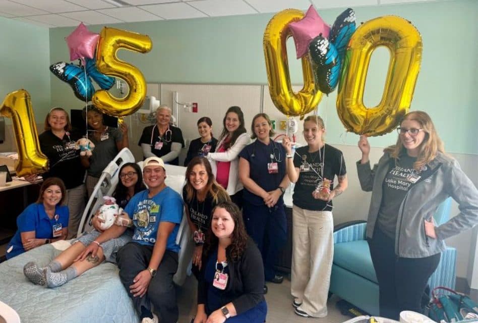 Lake Mary hospital marks 1,500th birth with baby Zoe