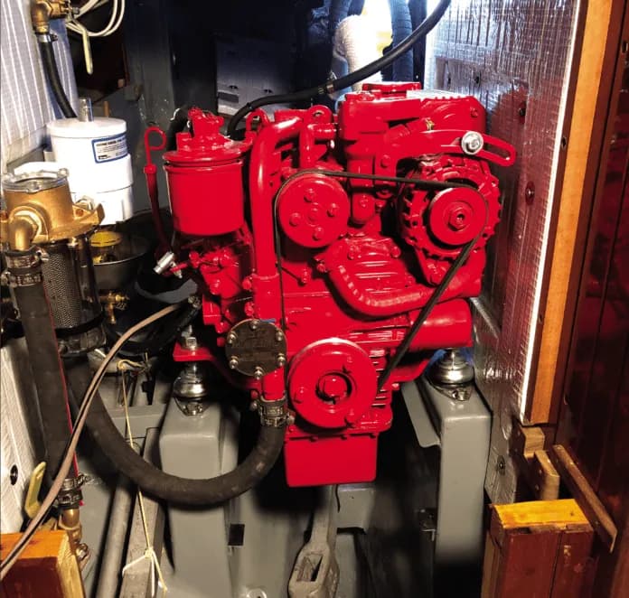 Beta diesel repower transforms engineless Cape Dory 36 from scratch