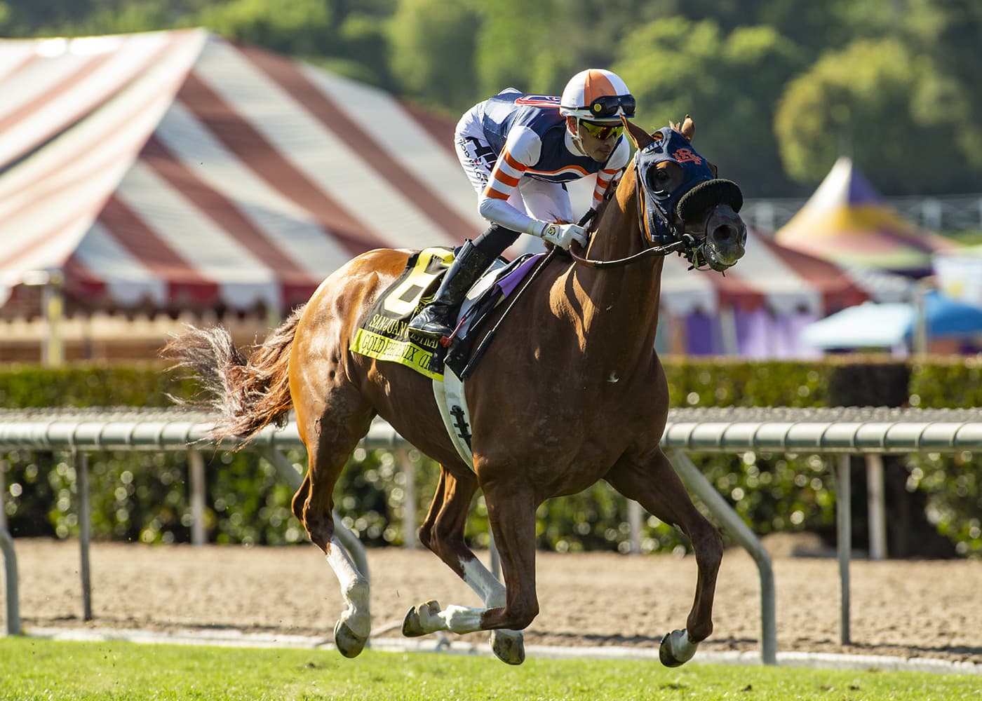 Gold Phoenix dominates San Juan Capistrano Stakes at new distance