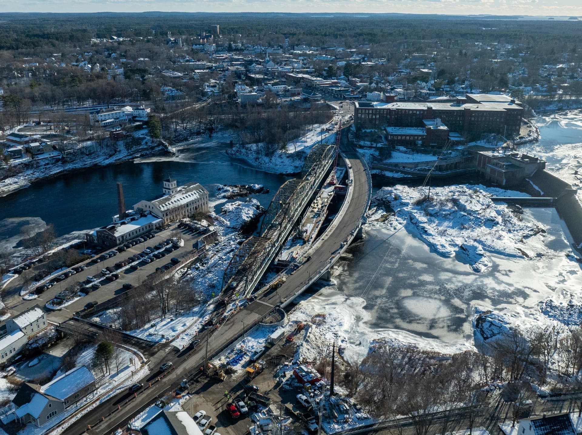 Frank J. Wood Bridge reopens, restoring Brunswick Topsham river crossing