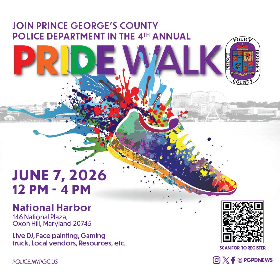 Prince George's County plans Pride Walk and resource fair at National Harbor